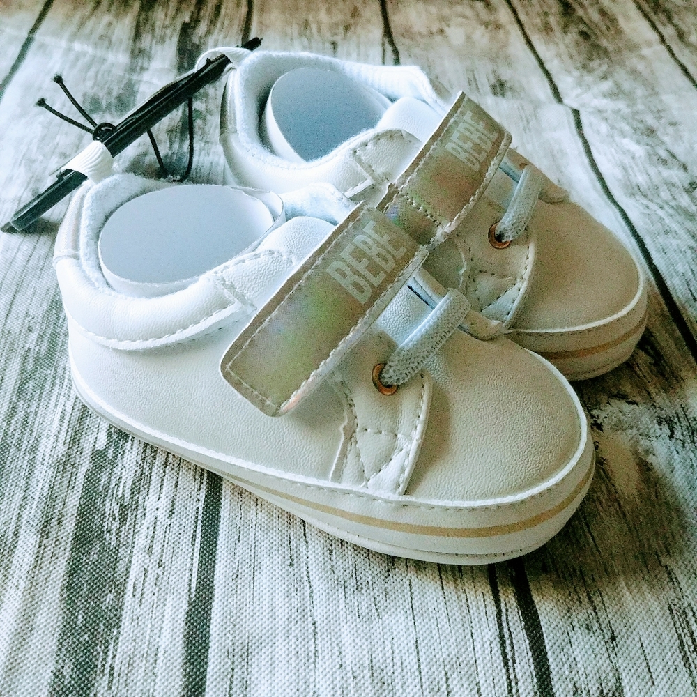 Bebe baby sneakers sz 3 ( 6-9m)